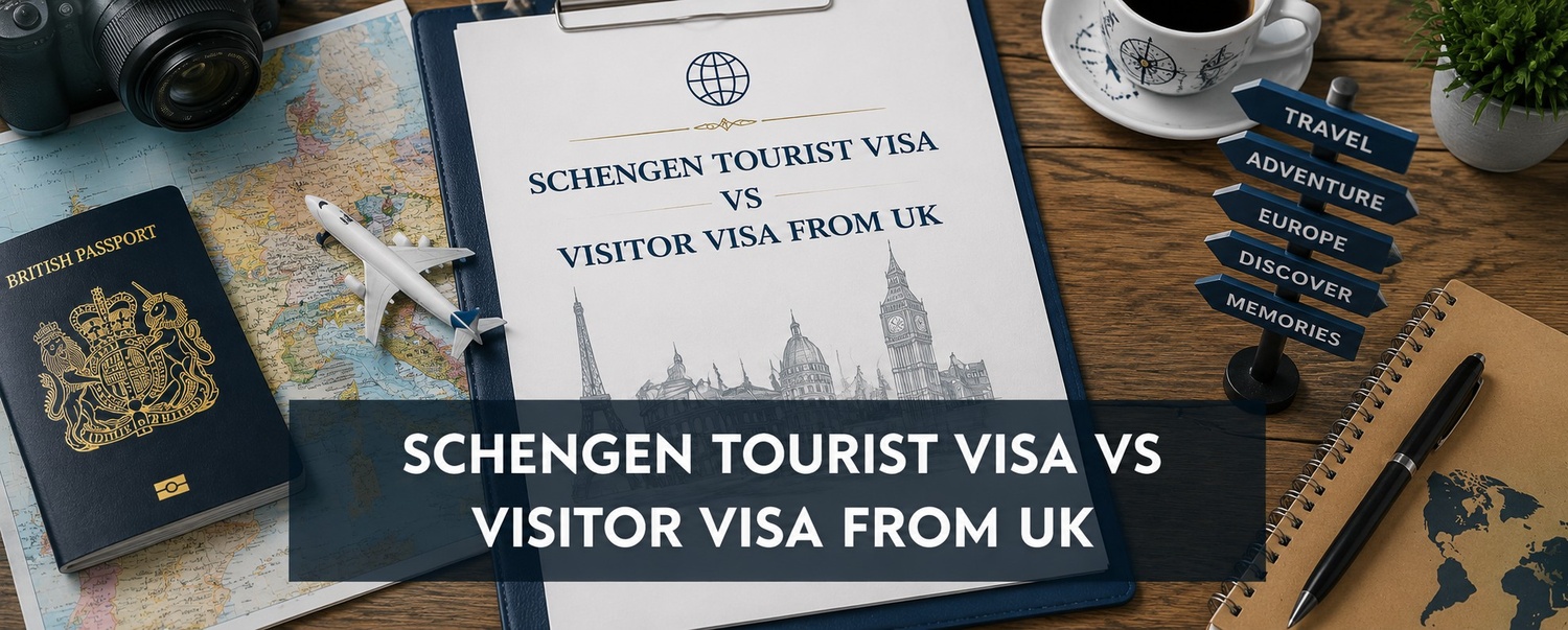 Schengen Tourist Visa and Visitor Visa from UK